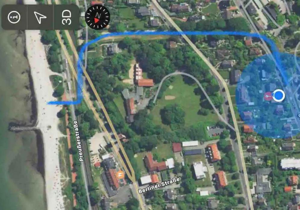 Im Bademantel An Den Strand Mit Terrasse Eckernfoerde Ngoại thất bức ảnh