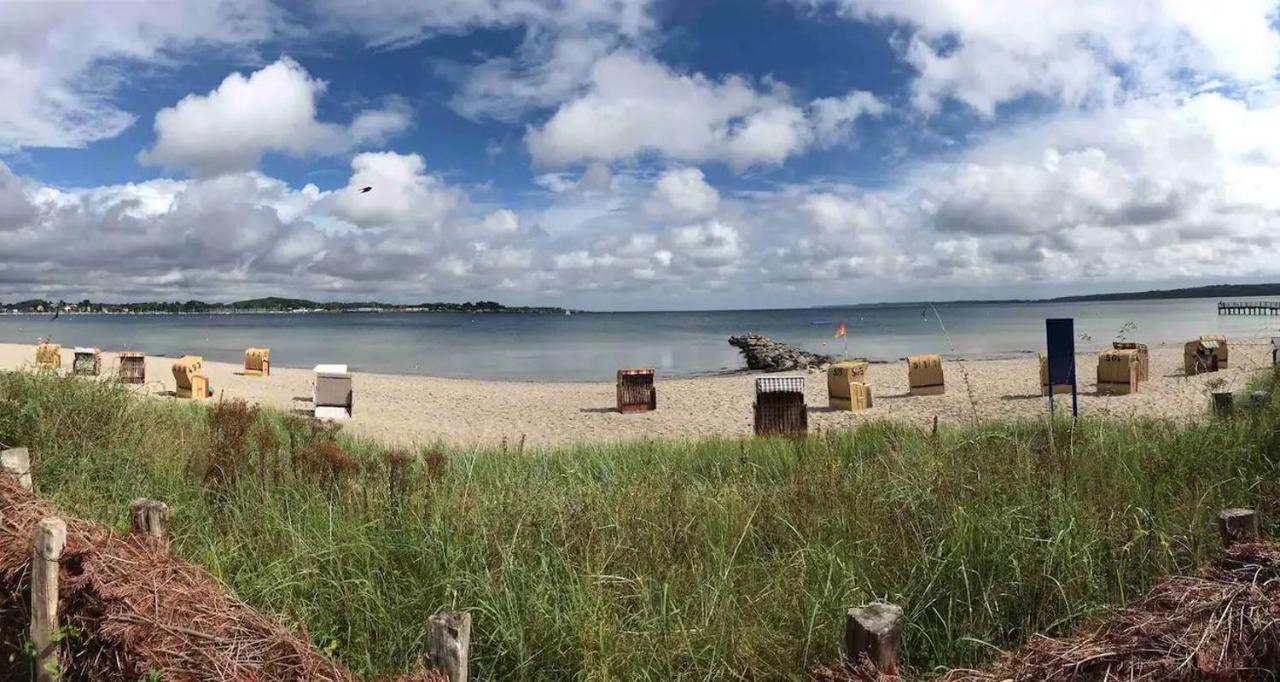 Im Bademantel An Den Strand Mit Terrasse Eckernfoerde Ngoại thất bức ảnh