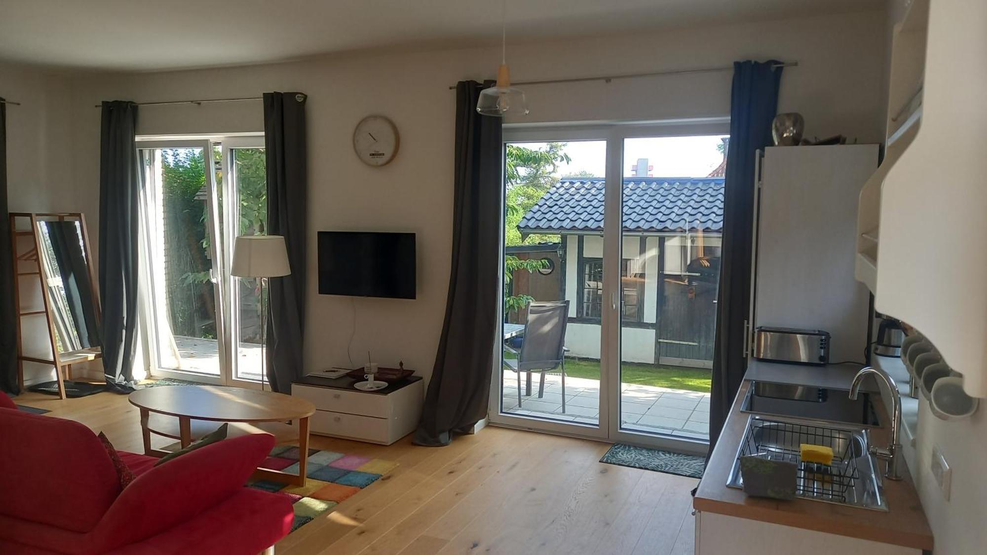Im Bademantel An Den Strand Mit Terrasse Eckernfoerde Ngoại thất bức ảnh